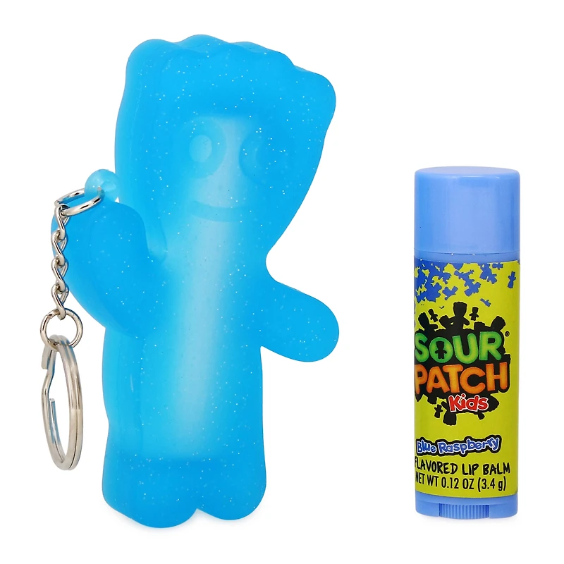 sour patch kids® flavored lip balm keychain