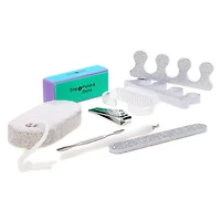 10-piece nail care set with travel pouch