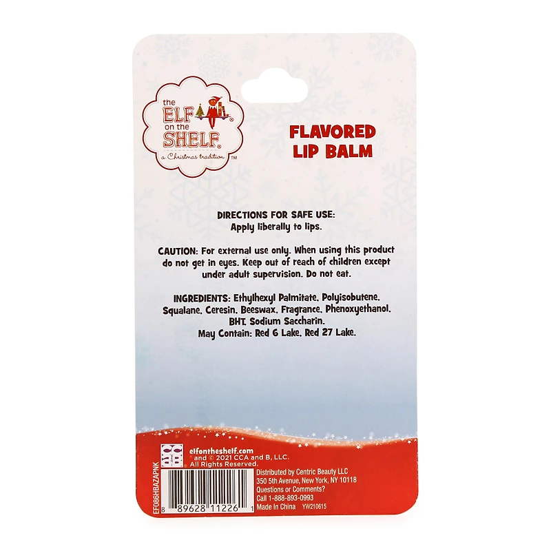 the elf on the shelf™ candy cane flavored lip balm