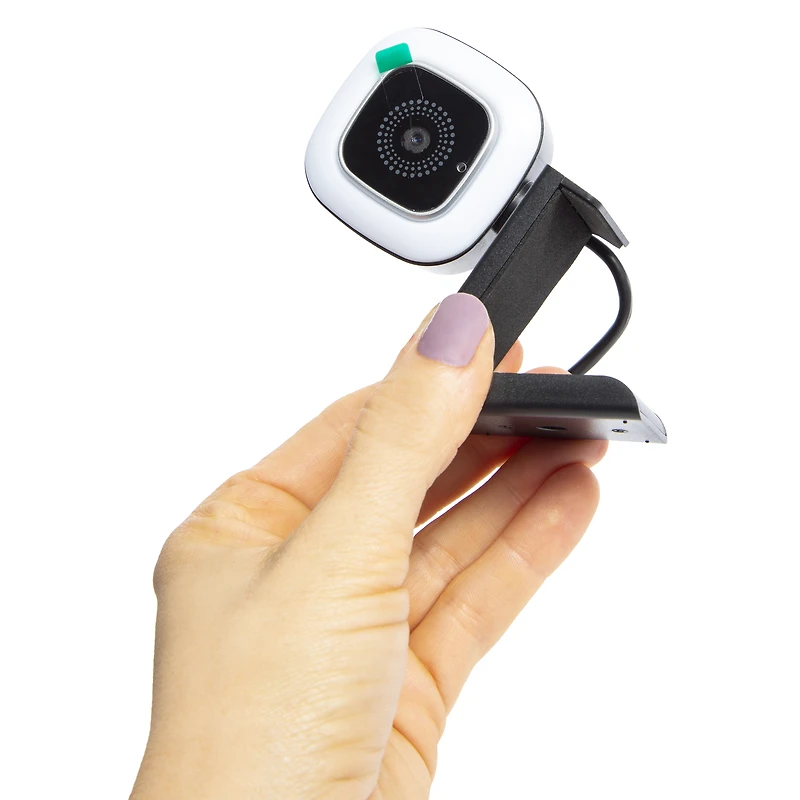 LED web cam with mic & built-in studio light