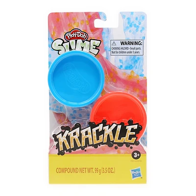 play-doh® krackle slime 2-pack of compound with beads