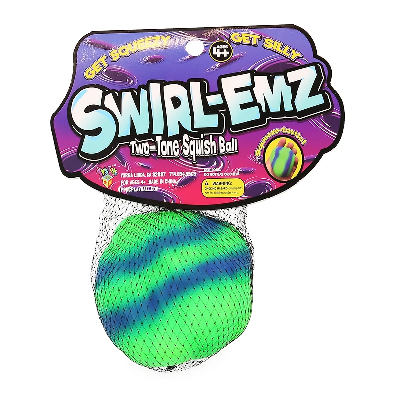 swirl-emz two-tone squish ball