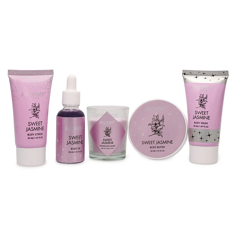 alchemy living™ luxe bath travel set 5-piece