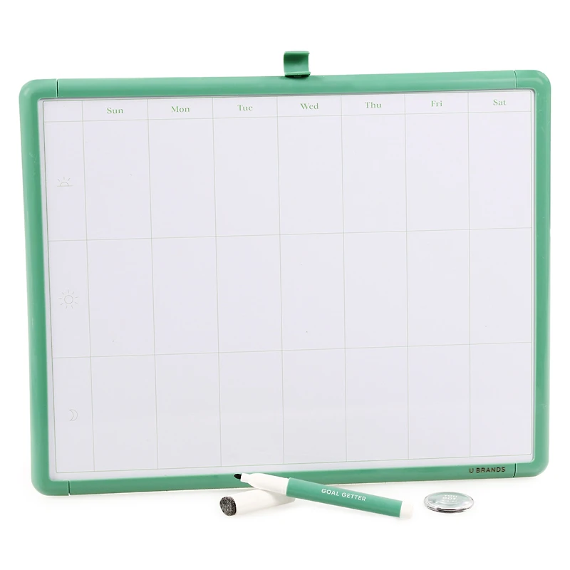 framed dry erase calendar 11in x 14in