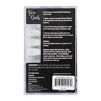 pretty woman faux nails set - winter ice