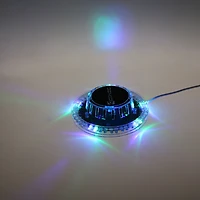 sound-activated disco party light with 42 LED lights