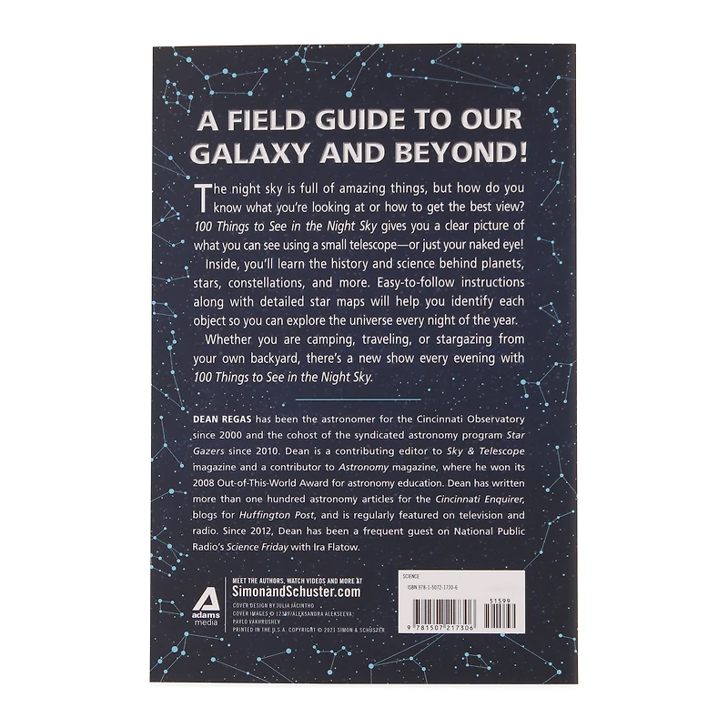 100 things to see in the night sky, by dean regas