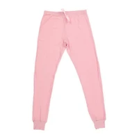 juniors rib knit lounge joggers - pink