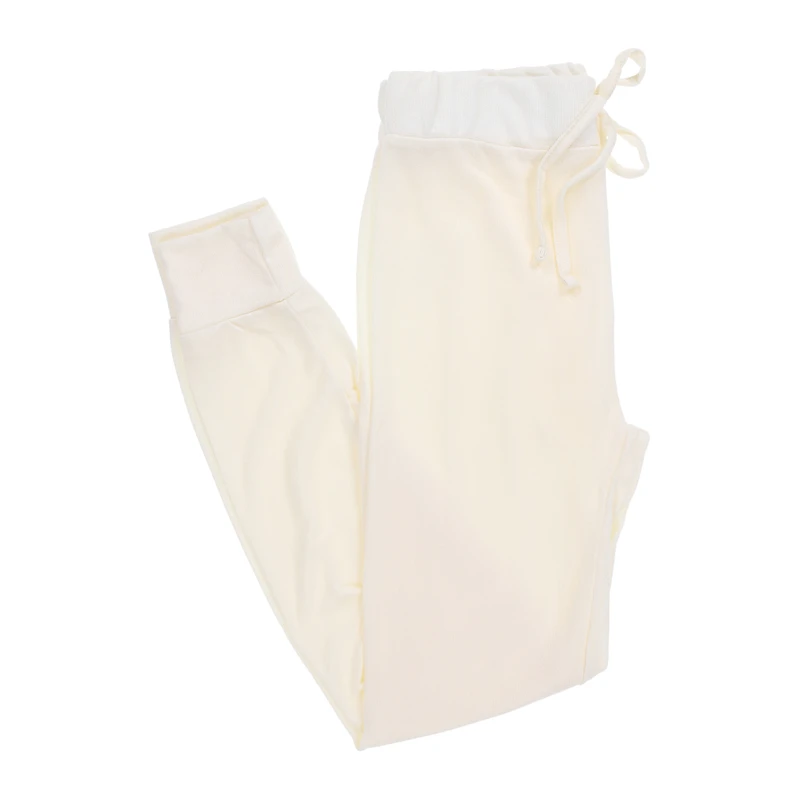 juniors hacci joggers - white