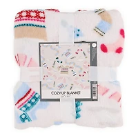 seasonal holiday blanket 50in x 60in