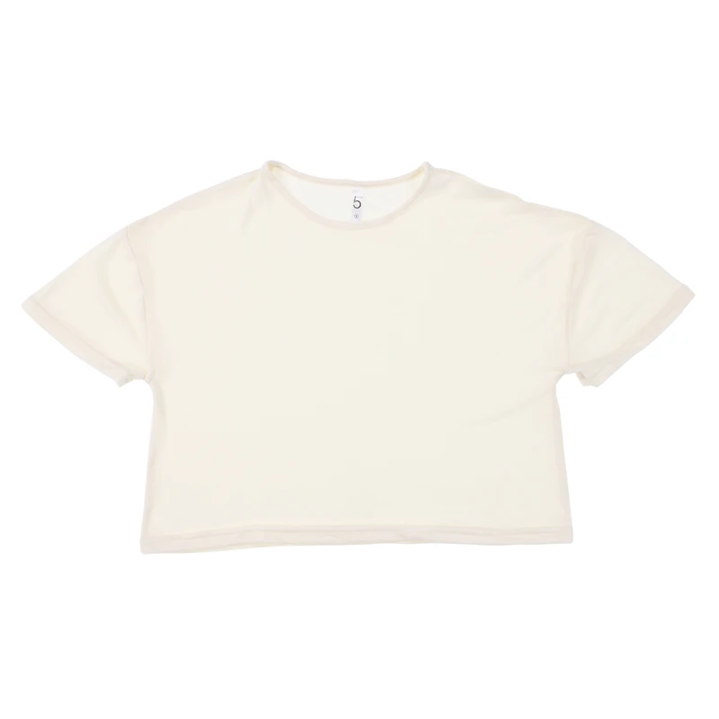 juniors boxy hacci top - white