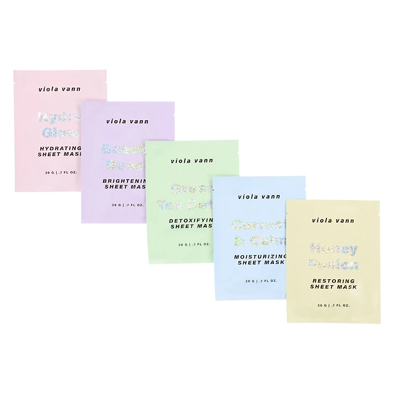 viola vann facial sheet masks 5-pack