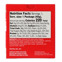 peppermint hot chocolate bomb with mini marshmallows 1.6oz