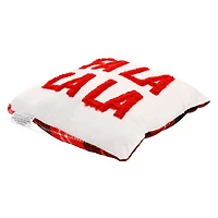 holiday plaid  throw pillow 16in x