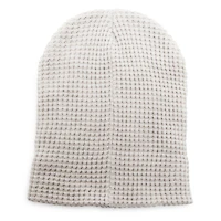 waffle knit beanie hat
