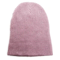 waffle knit beanie hat