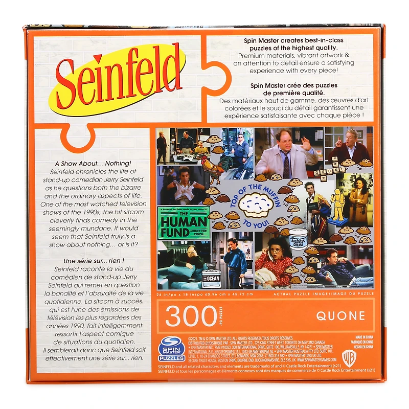 seinfeld™ 'top of the muffin' puzzle 300-piece jigsaw