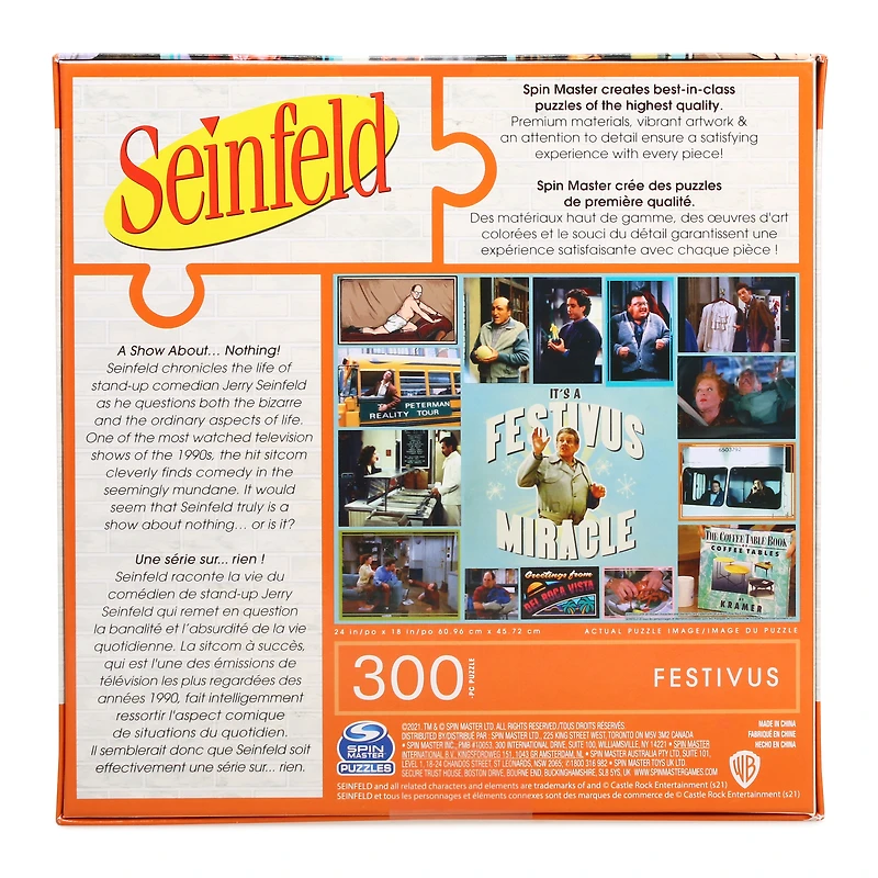 seinfeld™ 'it's a festivus miracle' puzzle 300-piece jigsaw