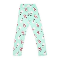 juniors plush lounge pants - polar bear