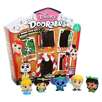 disney doorables™ countdown to christmas pack with 5 figures, series 4