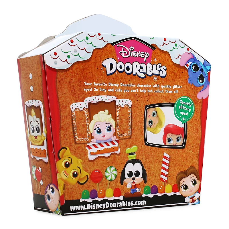 disney doorables™ countdown to christmas pack with 5 figures, series 4