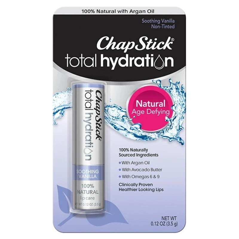 chapstick® total hydration natural age defying - soothing vanilla 0.12oz