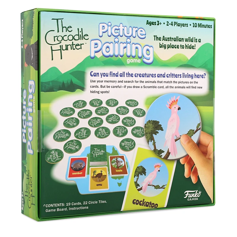 the crocodile hunter™ picture pairing game