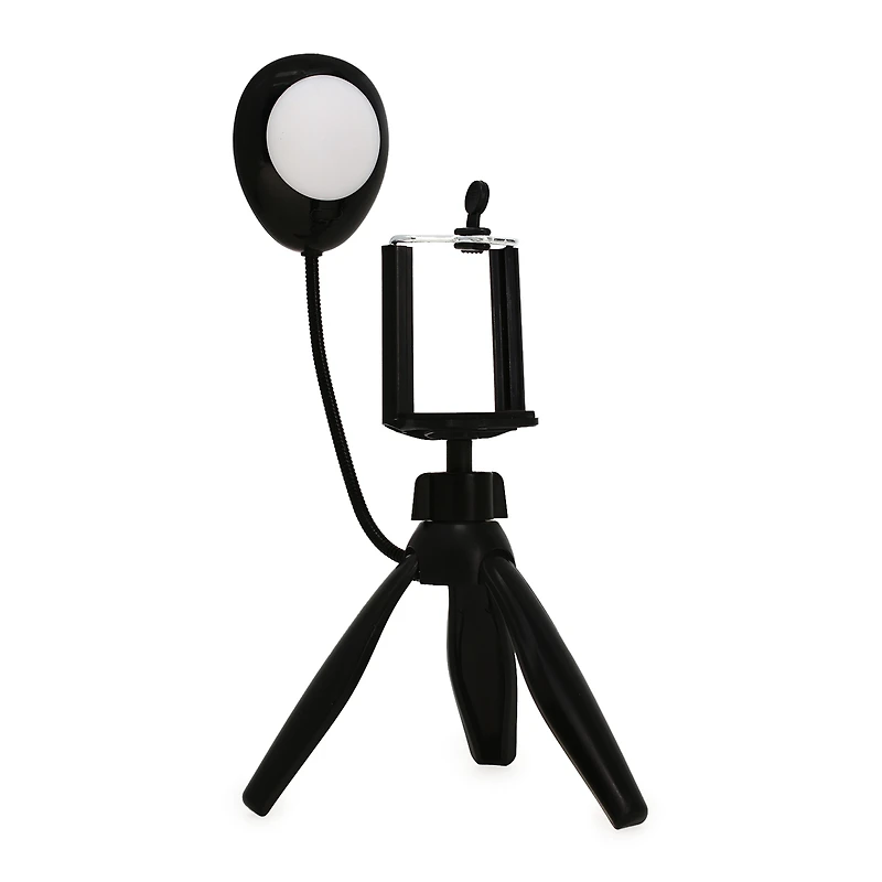 smartphone tripod with selfie light