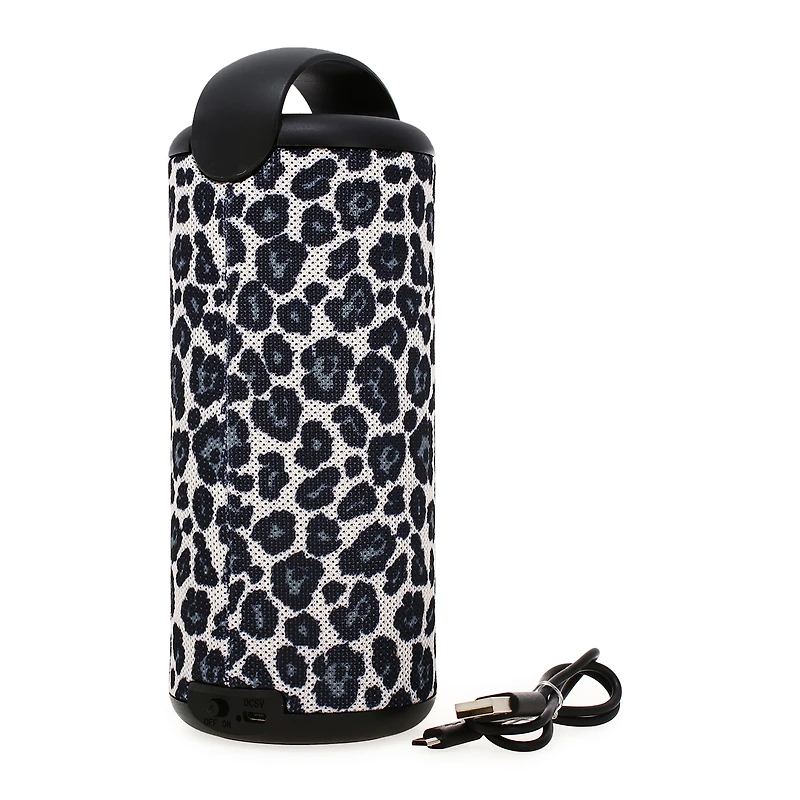 abstract printed bluetooth® speaker