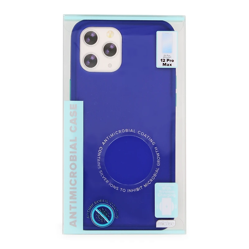 iPhone 12 Pro Max® antimicrobial phone case - blue
