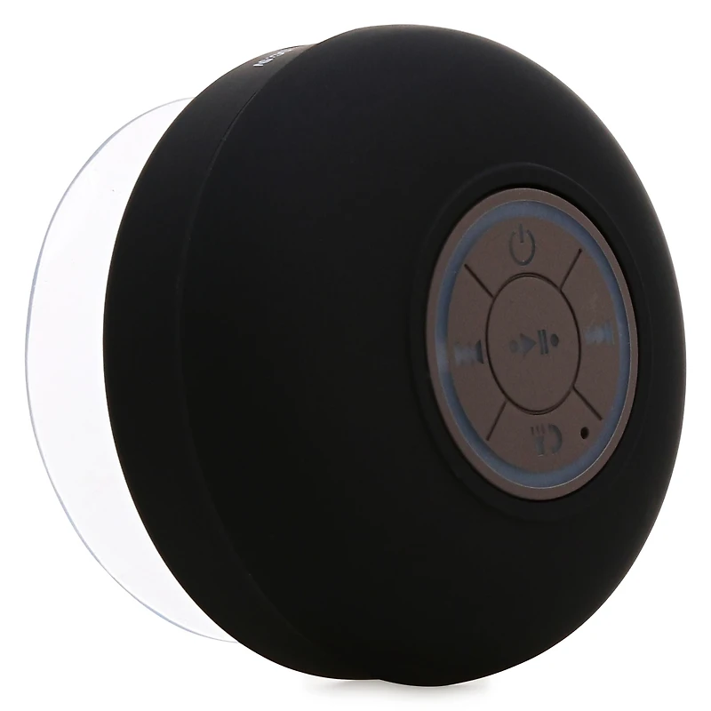 LED light up bluetooth® shower speaker - white