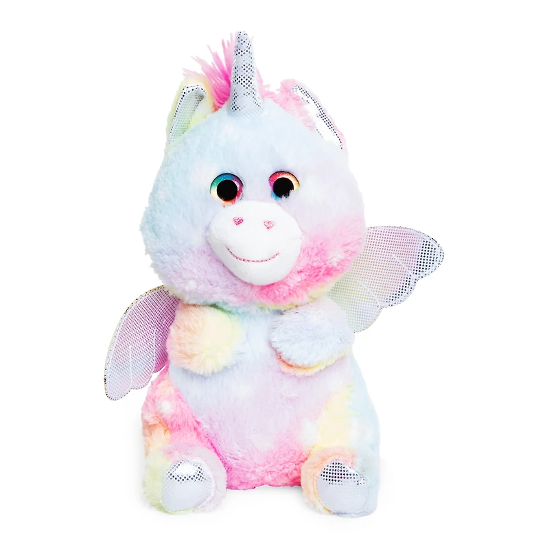 sparkly unicorn stuffed animals with wings 10in