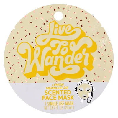 juicy scented sheet face mask, single use