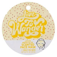 juicy scented sheet face mask, single use