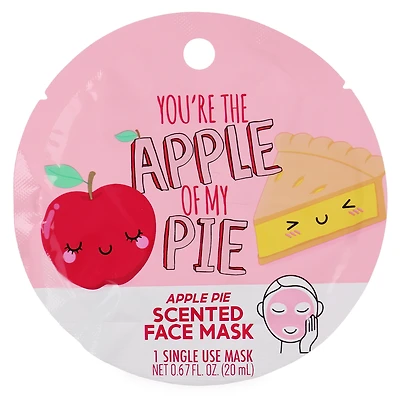 luscious scented sheet face mask, single use