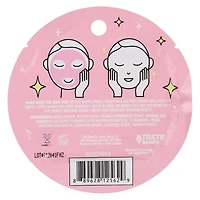 luscious scented sheet face mask, single use