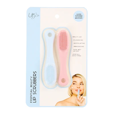 essential beauty lip scrubbers 2-pack