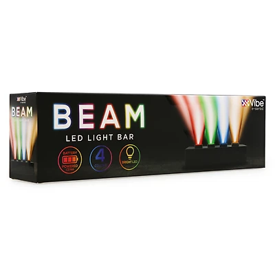 beam wireless multicolor LED light bar 10in