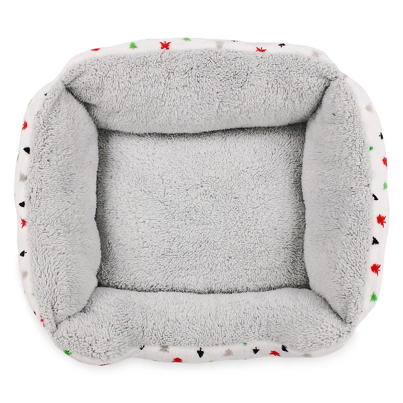 holiday cuddler pet bed