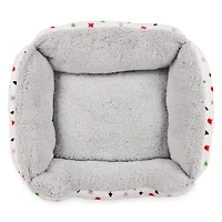 holiday cuddler pet bed