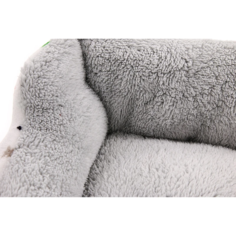 holiday cuddler pet bed