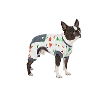 plush holiday pet pajamas