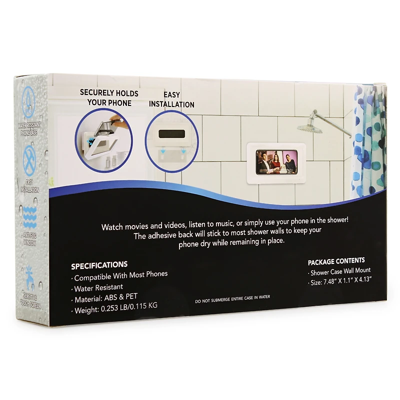 wall mount shower phone holder