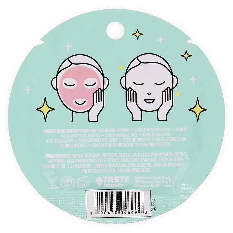 holiday scented sheet face mask