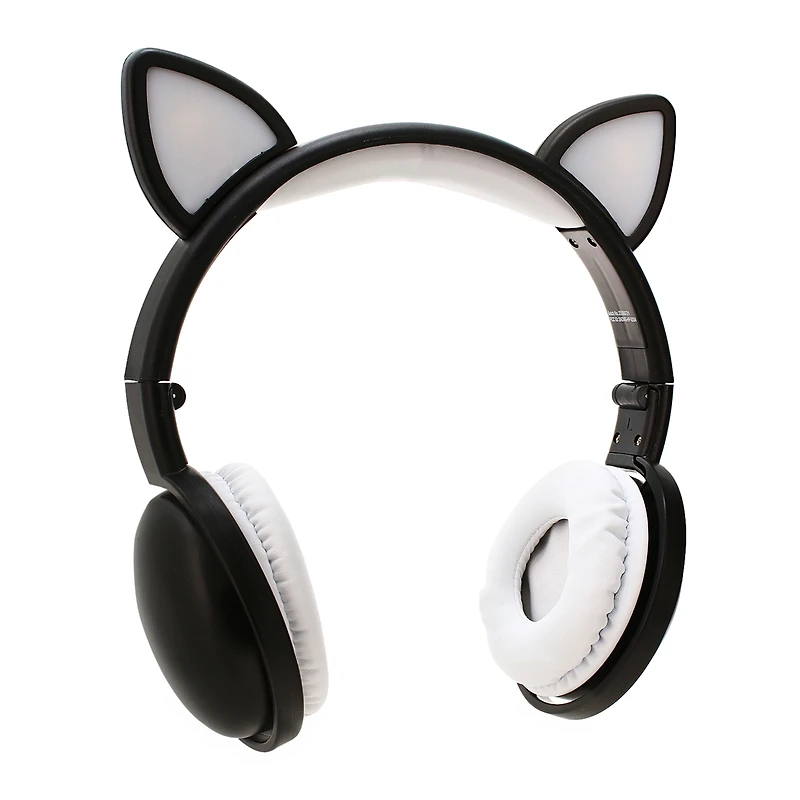 Color-Change LED Cat Ear Bluetooth® Headphones With Mic