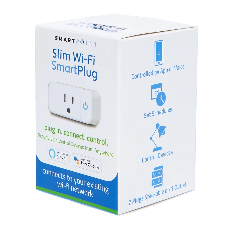 smart point™ slim wifi smart plug