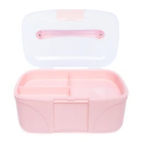 Storage Box With Flip-Top Lid - Pink