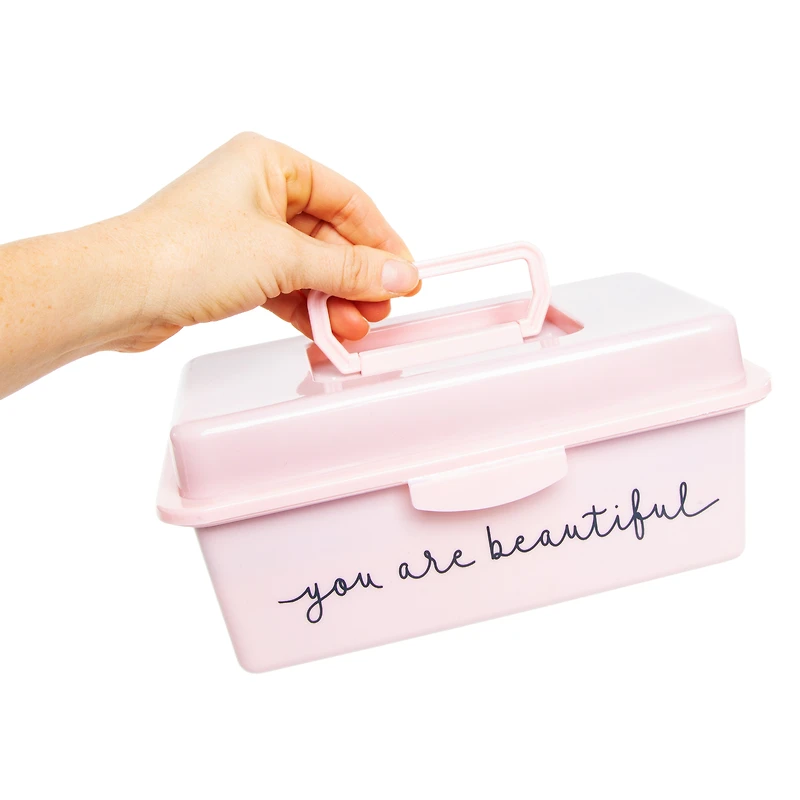 makeup storage box - 'you are beautiful'