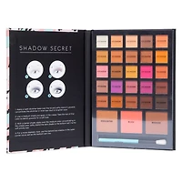 profusion® beauty diary 28-piece makeup palette - pink leopard