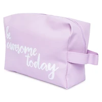 makeup bag 11in x 7.5in - be awesome